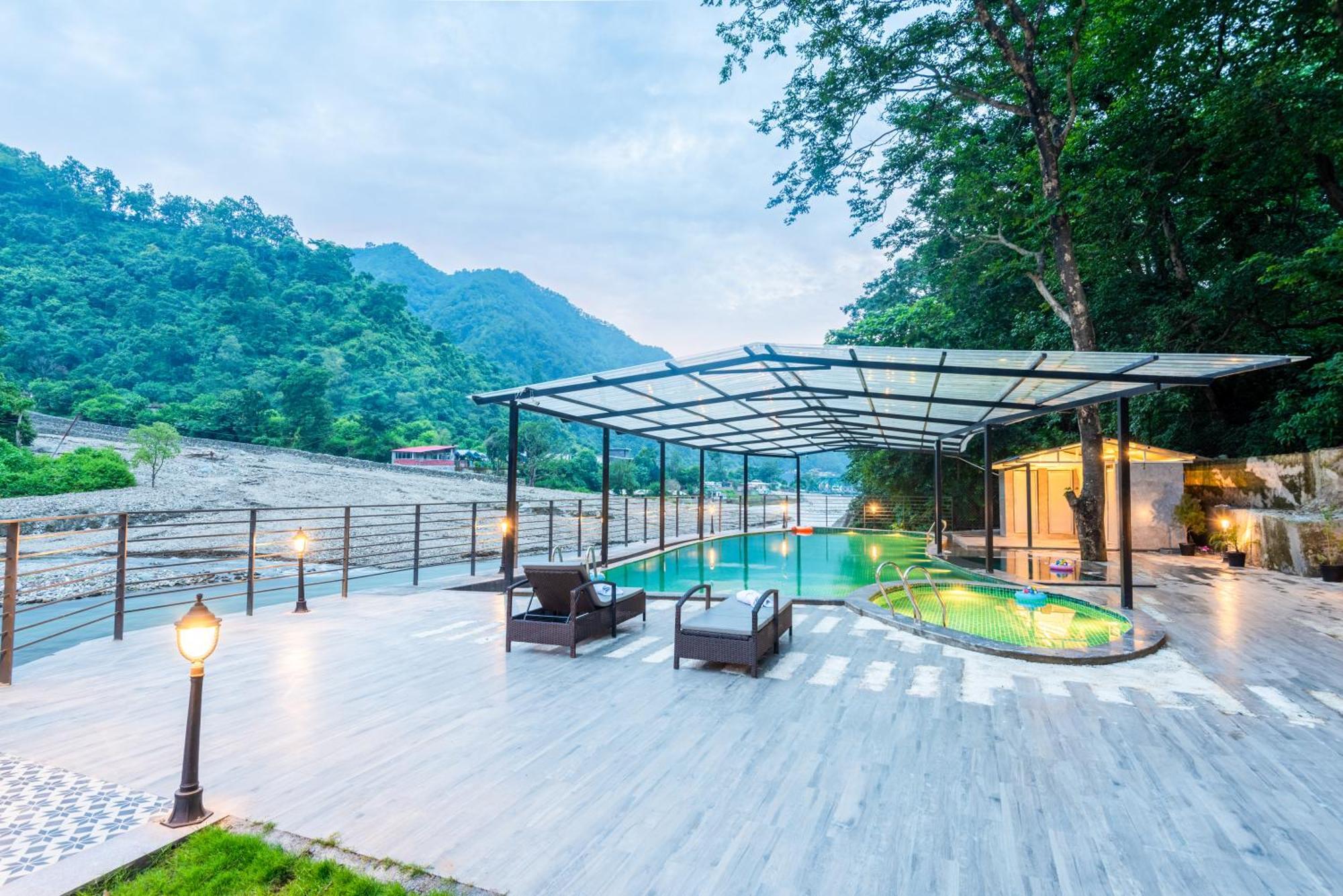 Dls Divine River Resort And Spa, Rishīkesh Exterior foto